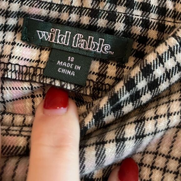 Wild Fable plaid mini skirt flannel - Picture 7 of 8